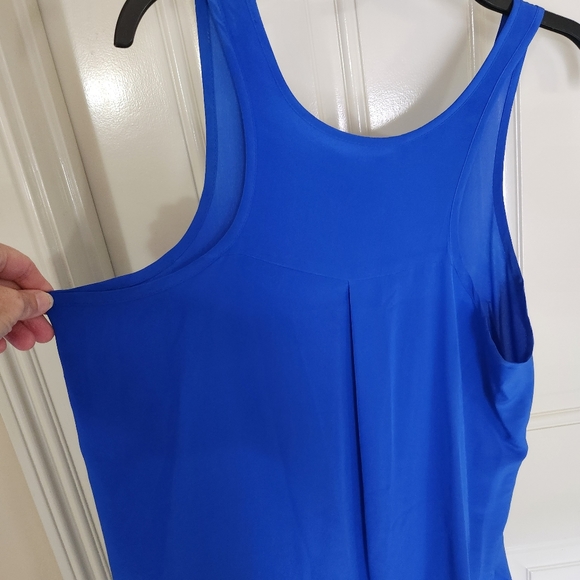 Beautiful blue Billy Reid silk top. Excellent condition.  Size Medium. - Picture 5 of 6